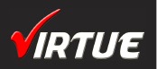 small virtue fms logo red and white