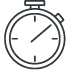 timer icon small black