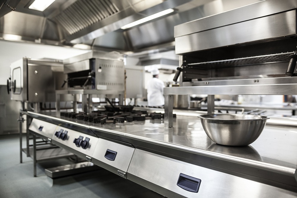 clean professional kitchen full size